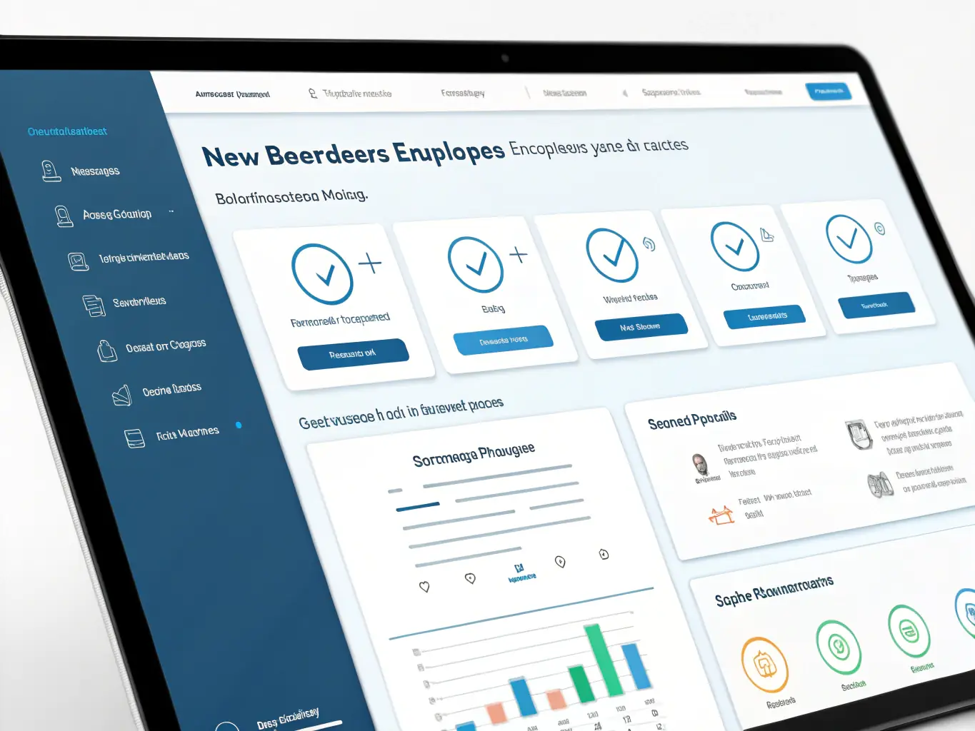 An image of a digital onboarding dashboard displaying progress and completed steps, highlighting the automation of the onboarding process.