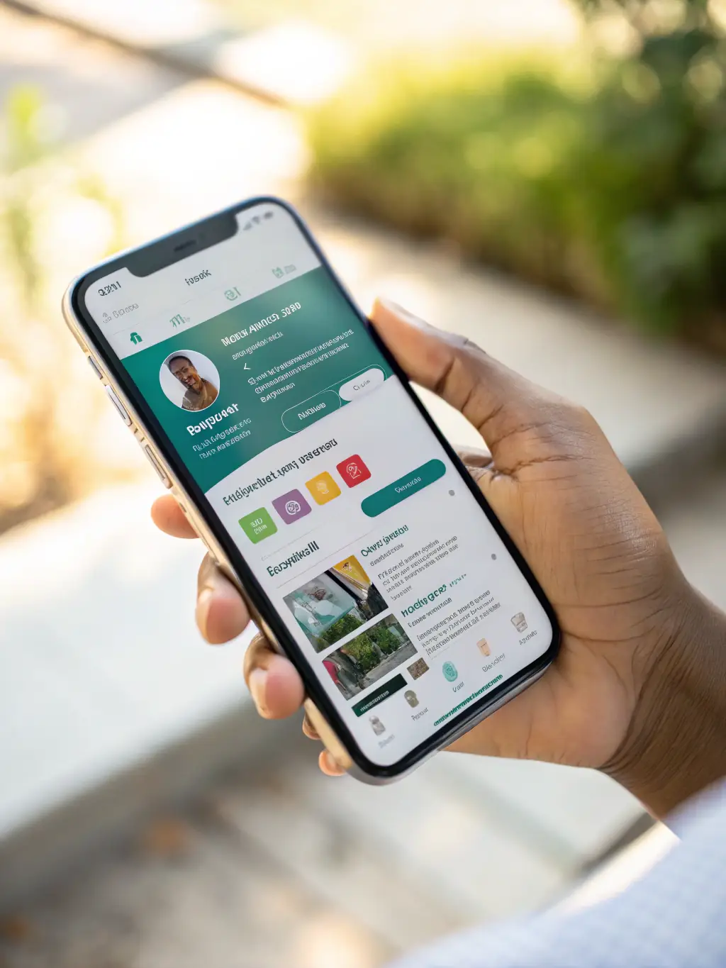 A close-up shot of a smartphone screen displaying the FleetHire driver app interface, highlighting the streamlined job application process with pre-filled information and easy submission.